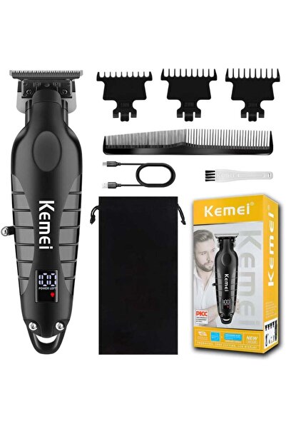 Kemei Professional Hair Clipper for Men 2293 Electric T-Blade Hair Trimmer Re...
