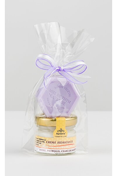 Apidava Gift set Moisturizing Cream with Honey, Wax, Propolis and Mini Vegeta...