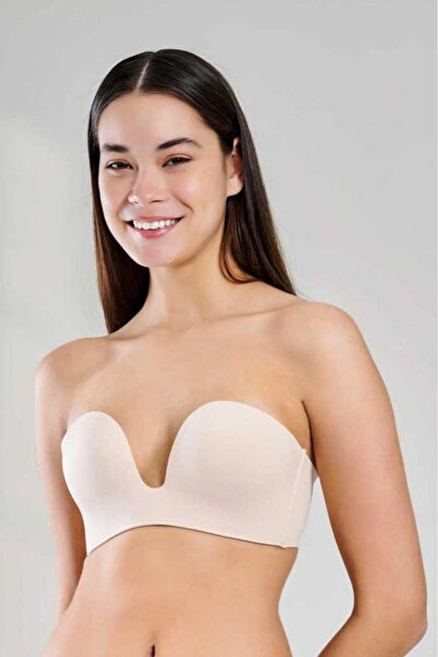 Yeni İnci Lazer Kesim Bonding Sütyen Balensiz Destekli İz Yapmayan 103 Brawoo...