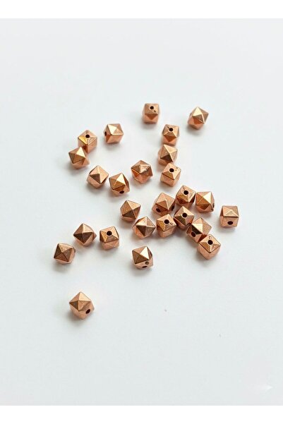 BEİLYS COSMETİCS & ACCESSORY 10mm Black Color Cube, Cubic Model Acrylic Beads...