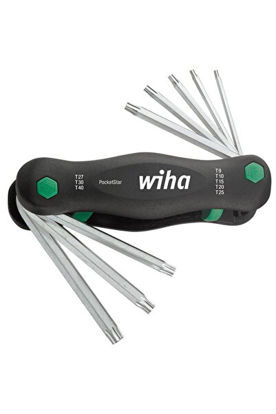wiha Unealtă multifuncțională PocketStar TORX neagră, 8 unelte