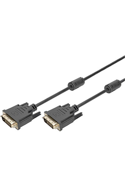Assmann Cablu DVI-DVI 24+1 Dual Link 5m Negru