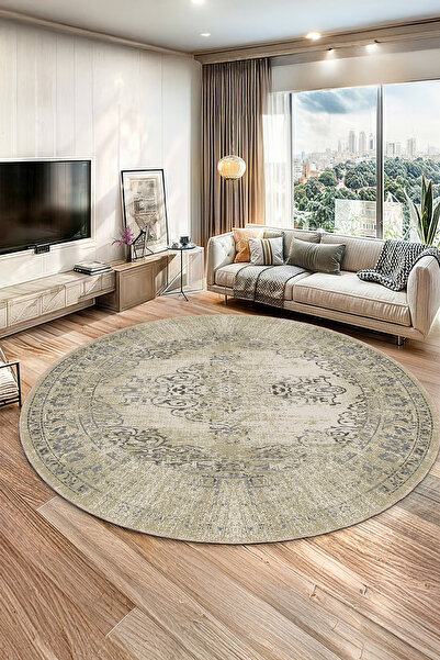 BigArts Home Modern Soyut Desenli Kaymaz Taban Salon Mutfak Antre Halısı Yoll...