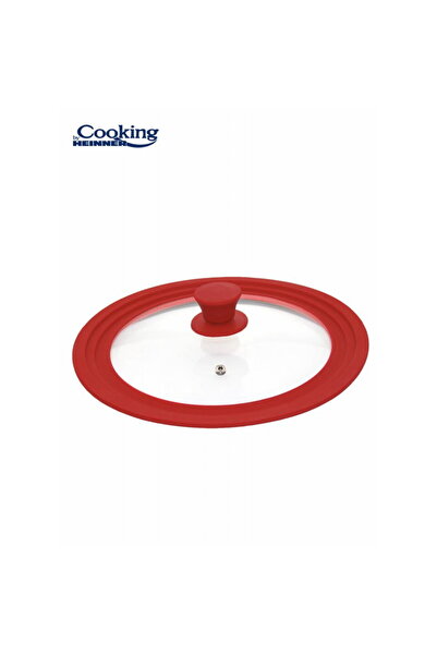 Heinner GLASS LID WITH ADJUSTABLE SILICONE EDGE 28/30/32 CM