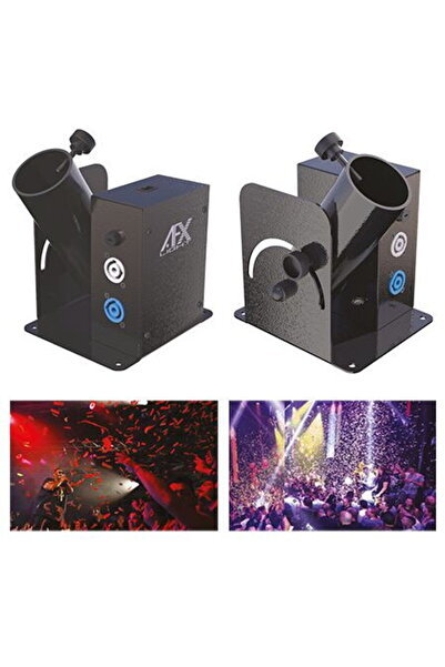 Afx UNGHI REGLABIL PENTRU CONFETTI, DISTANCĂ 4-66M