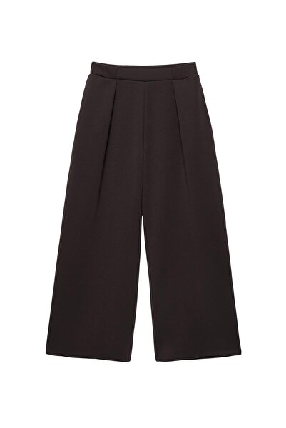 Pull & Bear Pili geniş paça pantolon