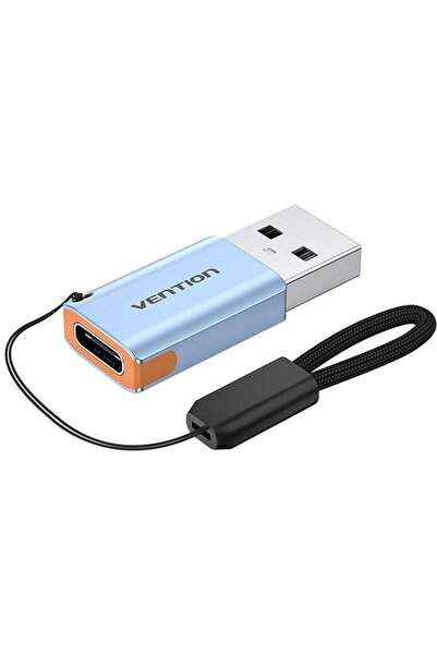 Vention Adaptor USB CUAH0, USB-A 3.1 mascul la USB-C mamă (gri)