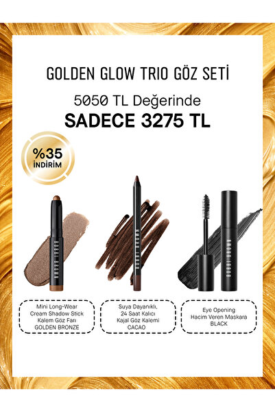 BOBBI BROWN Golden Glow Trio Göz Seti