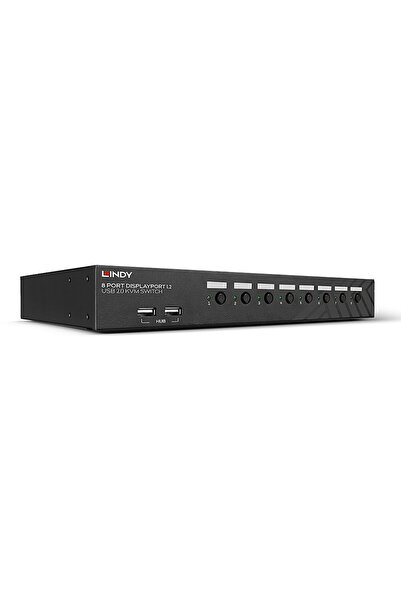 LİNDY Adaptor KVM USB DP cu 8 porturi Switch
