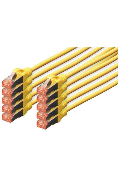 Assmann Cablu de rețea CAT 6 S/FTP, 10 buc, 5m, galben