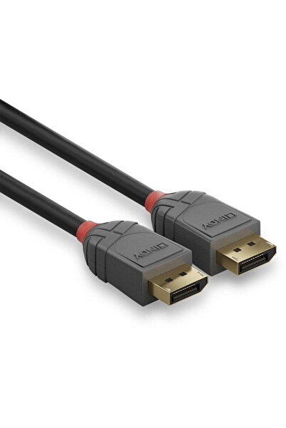 LİNDY Cablu DisplayPort 1.4 Anthra Line 2m St/St A/B negru