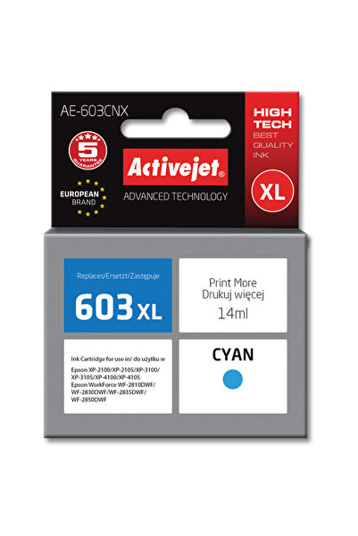 ActiveJet Съвместима касета AE-603CNX за принтер Epson