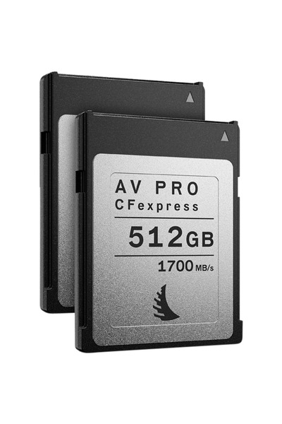 Angelbird CFexpress AV PRO Memory Card (Match Pack Nikon D6) 512GB 2 PACK