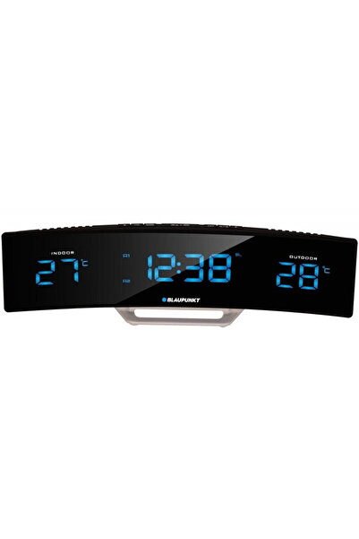 Blaupunkt Radio cu ceas și alarmă FM CR 12 BK cu temperatură