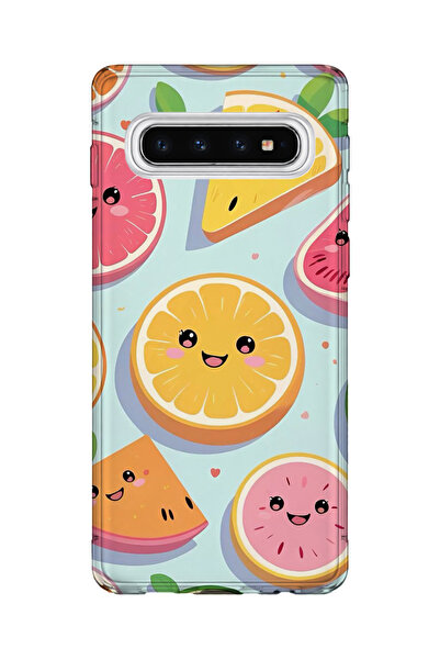 lelia حافظة هاتف شفافة مطبوعة متوافقة مع هاتف سامسونج جالاكسي S10 |   مجموعة:...