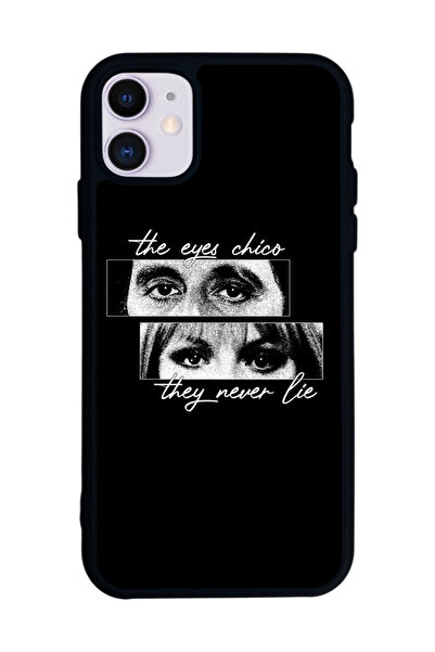 SCALETA CASE iPhone 11 Uyumlu Tony Montana Tasarımlı Glossy Mat Siyah Silikon...