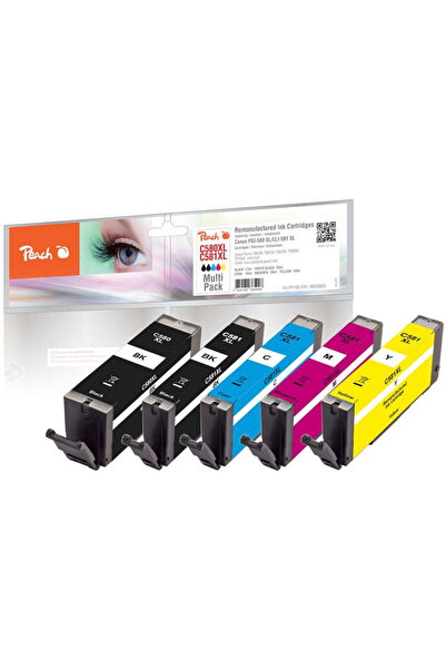 Peach Съвместима касета за Canon Nr.580XL/581XL MultiPack REM,KOM