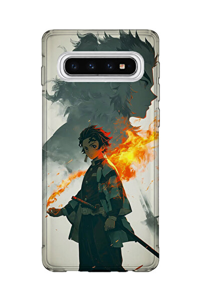 lelia حافظة هاتف شفافة متوافقة مع جالاكسي S10 لعام مطبوع |   المجموعة: دفتر ر...