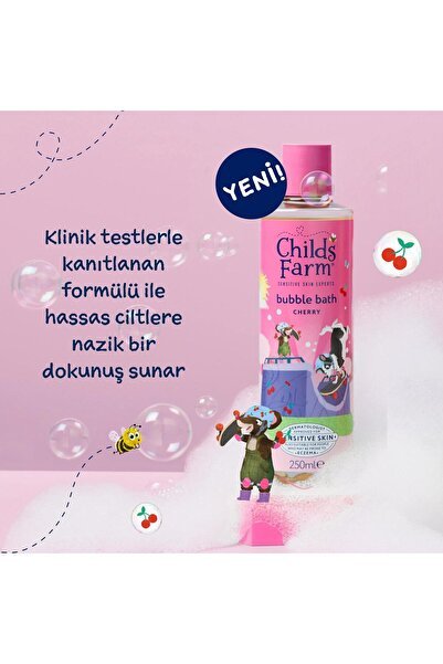 Genel Markalar Organik Kiraz Çocuk Banyo Köpüğü 250 ml
