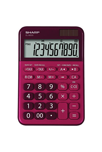 Sharp Calculator de birou, 10 cifre, 149x100x27mm, alimentare dublă, EL-M335B...