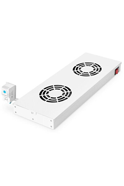 Assmann Unitate de ventilație glisantă pentru accesorii de rețea cu 2 ventila...