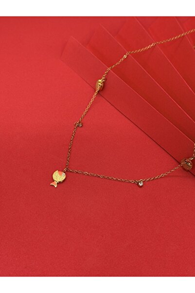 Melisa Takı & Aksesuar Minimal Fish Necklace