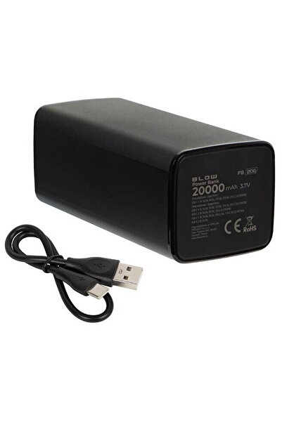 Blow Εξωτερική μπαταρία 20000mAh PD 65W PB20G Μαύρη