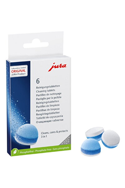 Jura Tablete de curățare în 3 pași, pachet de 6