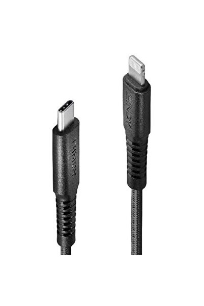 LİNDY Cablu 3m tip C la negru fulger
