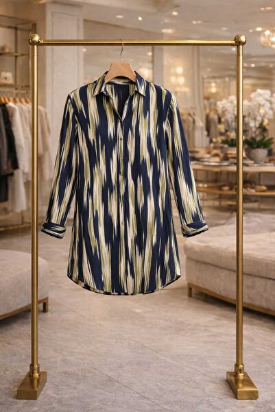 MODA Battal Size Viscose Shirt,Viscose Shirt