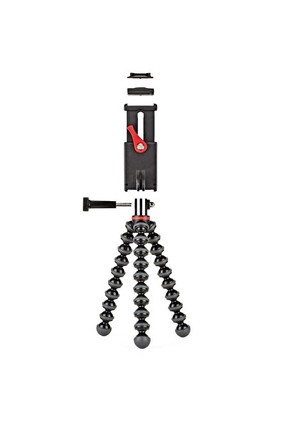 Joby Kit trepied GripTight Action pentru cameră de acțiune cu 3 picioare, neg...