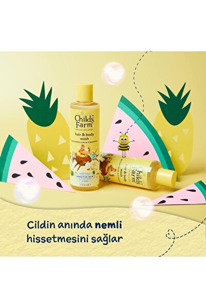 Genel Markalar Karpuz ve Ananas Özlü Çocuk Saç ve Vücut Şampuanı 250 ml