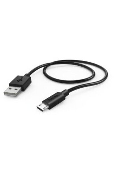 Hama Καλώδιο φόρτισης/δεδομένων, Micro-USB, 1 μ., μαύρο