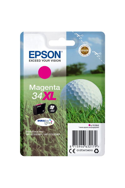 EPSON 34XL T3473 Мастилена касета с пурпурно мастило