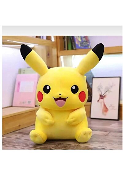 Toyzoy Toys Pikachu Peluş Oyuncak Büyük Boy Yumuşak 65 cm - Sevimli & Karakter