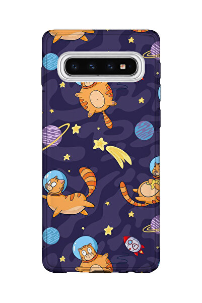 lelia حافظة هاتف شفافة مطبوعة متوافقة مع هاتف سامسونج جالاكسي S10 |   المجموع...