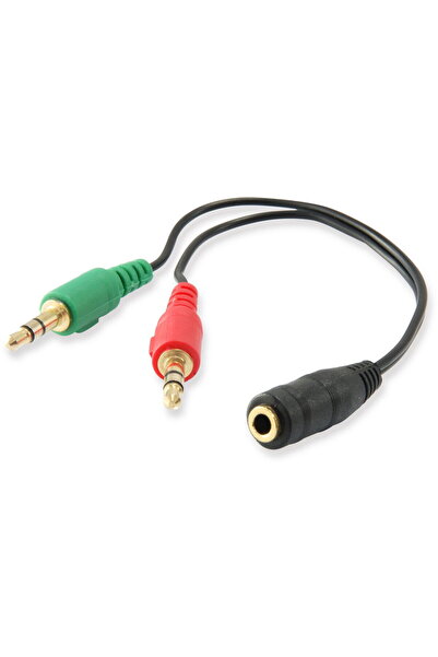 EQUIP Splitter cablu audio 3.5mm 2x St/1x Bu