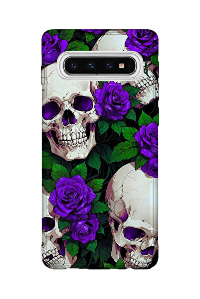 lelia حافظة هاتف شفافة مطبوعة متوافقة مع هاتف سامسونج جالاكسي S10 |   المجموع...