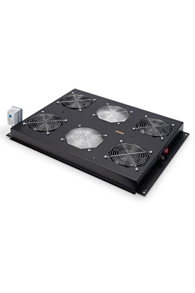 Assmann Ventilator superior unic cu 4 ventilatoare, negru