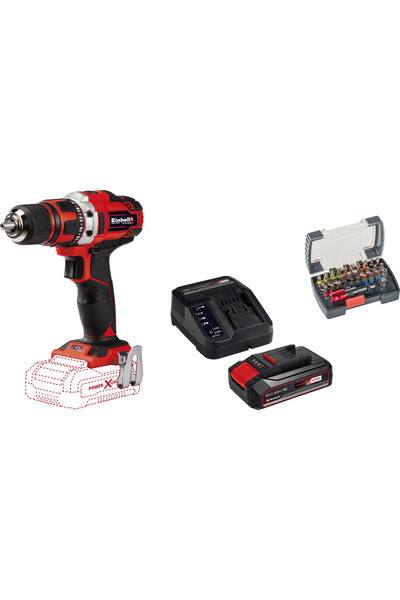 Einhell Cordless Drill and Screwdriver Set PXC TE-CD 18/40 Li-Solo