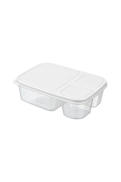 Cosiness Rectangular 3-Compartment Storage Container