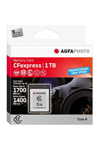 AgfaPhoto CFexpress 1TB Professional High Speed Memory Card
