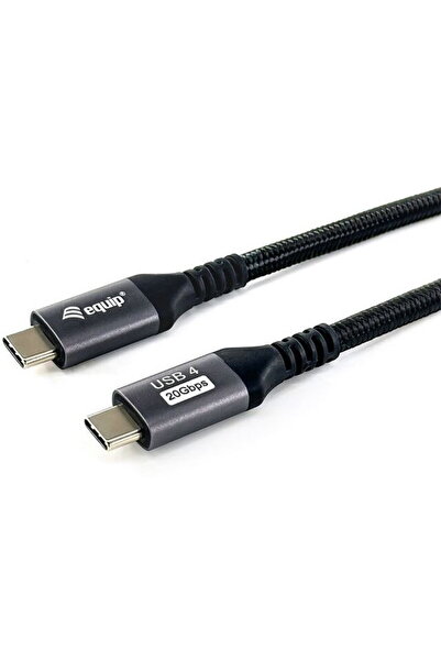 EQUIP Cablu USB 4.0 C -> C St/St 2.00m negru