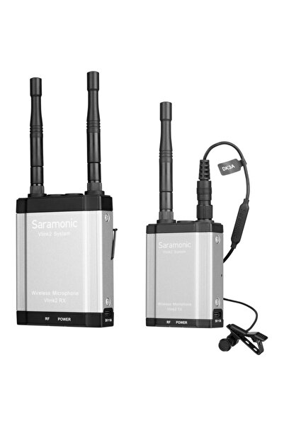Saramonic Vlink2 Kit1, sistem de microfon wireless cu comunicare bidirecționa...