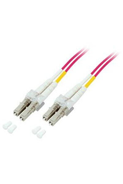 EFB Conector duplex LC-LC 50/125, OM4, LSZH, Violet, 2.0mm, 10m