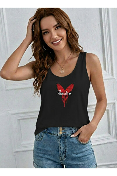 BUWOM Γυναικείο αμάνικο μπλουζάκι Paradise Anka με ανοιχτούς ώμους