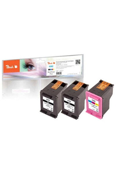 Peach Съвместима касета за HP No.302 MultiPackPlus REM,KOM