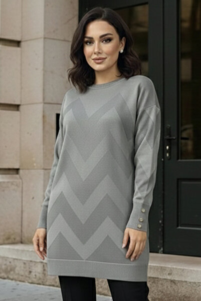 benguen Patterned Tunic N3183 Gray