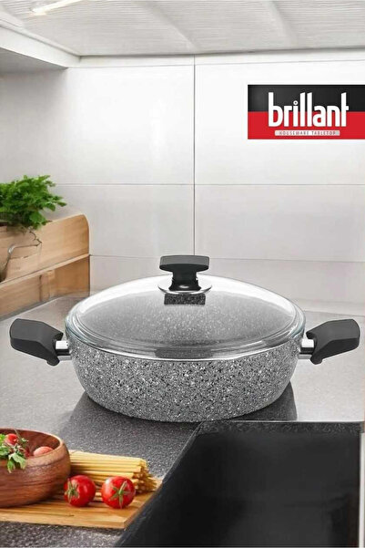 Brillant EZM-TN-6275 GRİ PETRA Basık Tencere