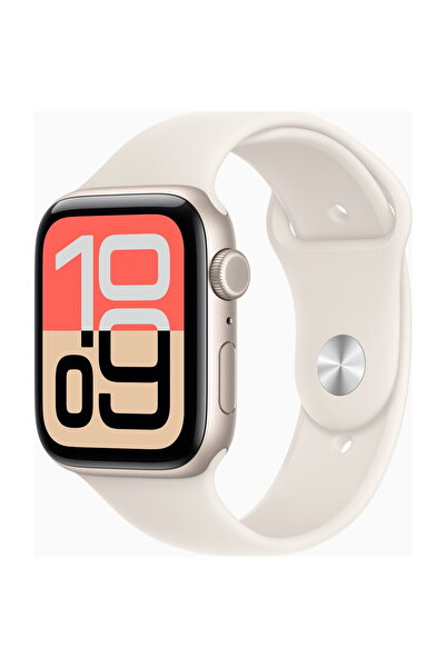 Apple Carcasă din aluminiu Starlight de 44 mm pentru ceas SE 3 GPS+Cellular c...